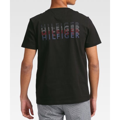 トミー ヒルフィガー TOMMY HILFIGER HILFIGERバックロゴTシャツ （ブラック）｜詳細画像