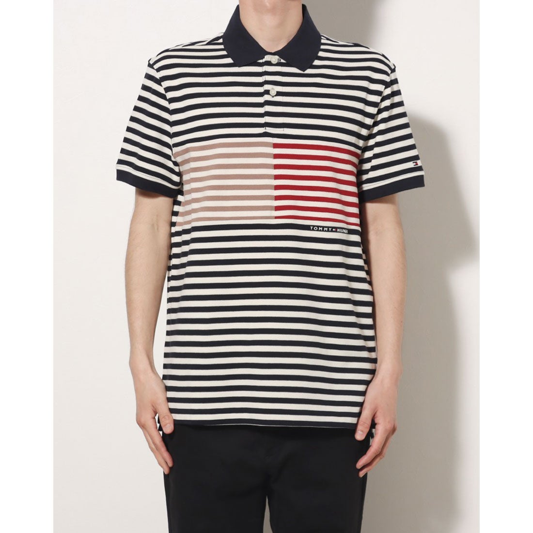 トミー ヒルフィガー TOMMY HILFIGER ブルトンストライプレギュラー 