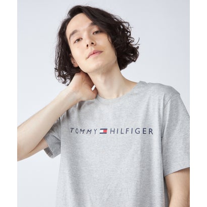 トミー ヒルフィガー TOMMY HILFIGER トミー ヒルフィガープリント半袖Tシャツ （グレー）｜詳細画像