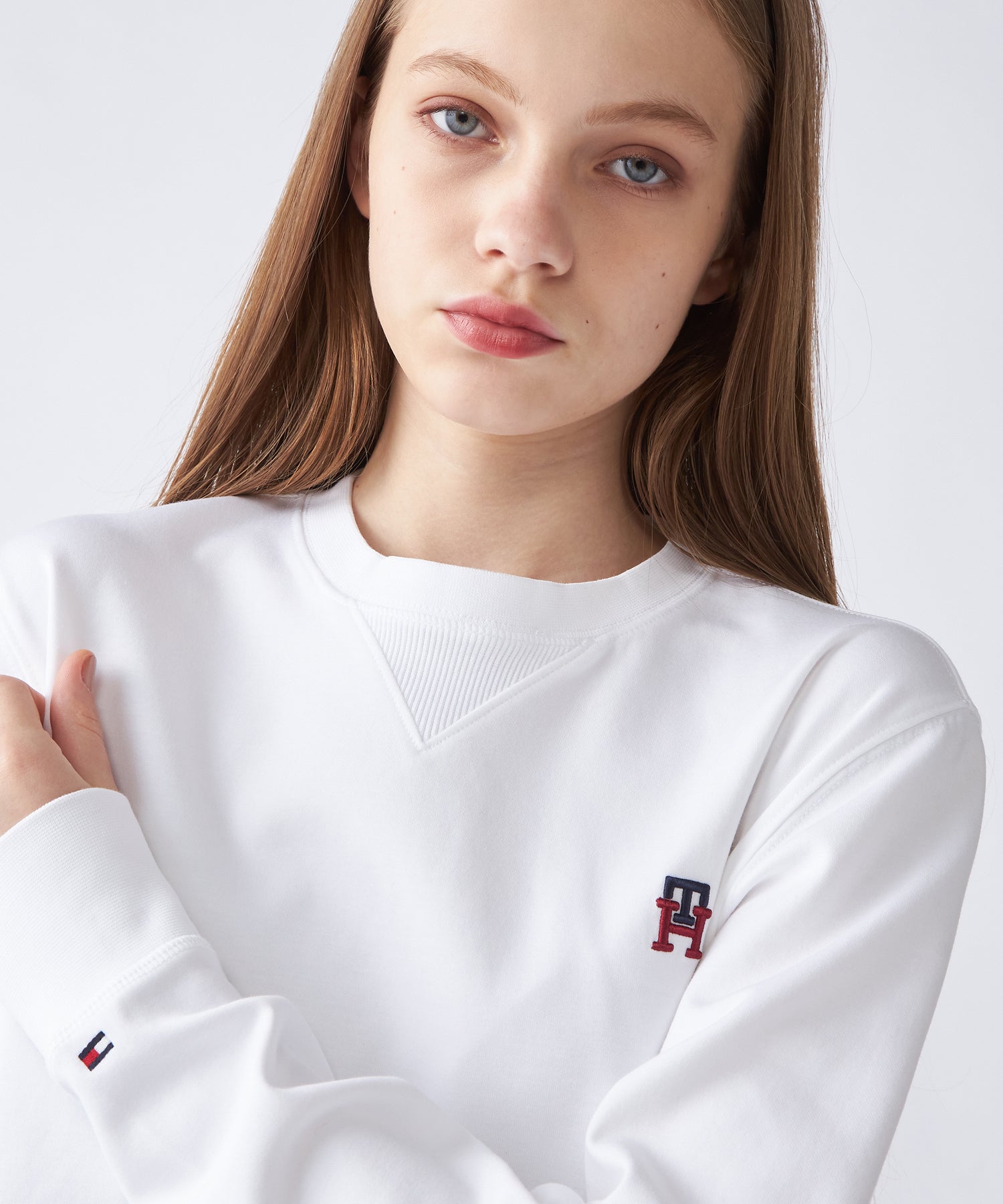 トミー ヒルフィガー TOMMY HILFIGER THロゴスウェットトレーナー 