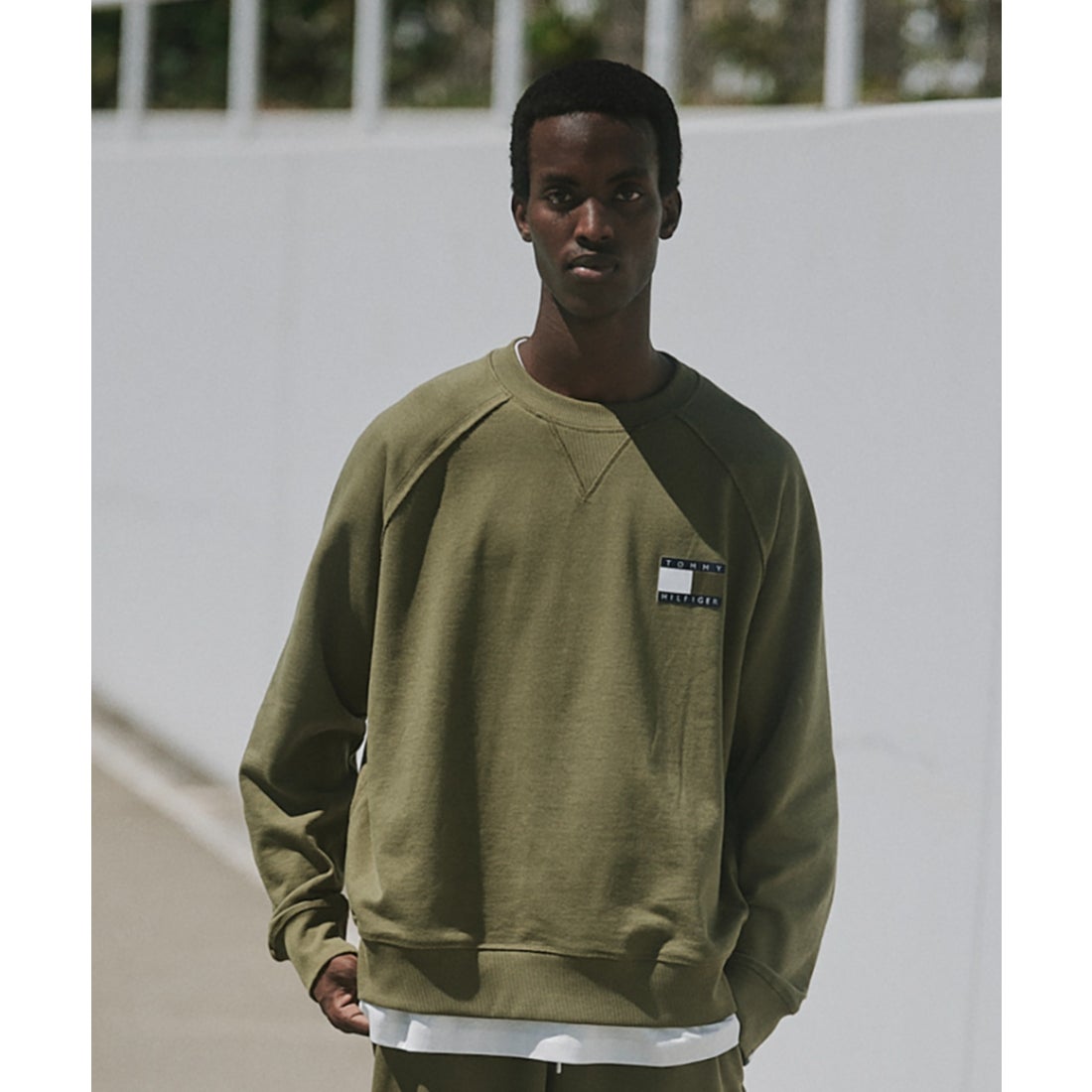トレーナー TOMMY ICON グレー トレーナー