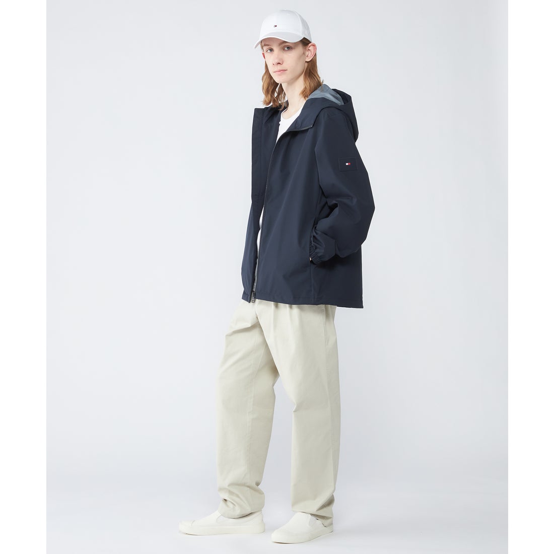 トミー ヒルフィガー TOMMY HILFIGER フーデッドジャケット （ネイビー