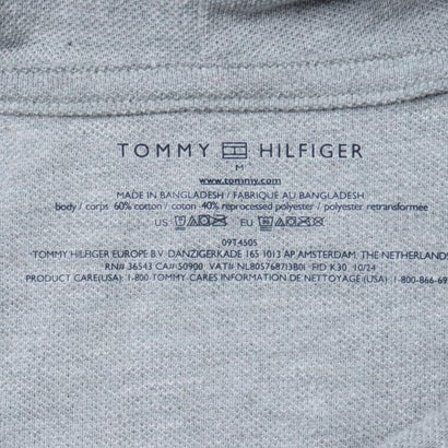 トミー ヒルフィガー TOMMY HILFIGER ロゴプリント パーカー 09T4505 （ブルー）｜詳細画像