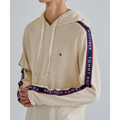 トミー ヒルフィガー TOMMY HILFIGER 袖ロゴ パーカー 09T4256 （オフホワイト）｜詳細画像
