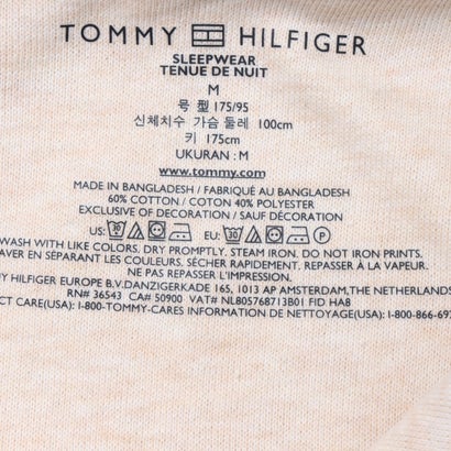 トミー ヒルフィガー TOMMY HILFIGER 袖ロゴ パーカー 09T4256 （オフホワイト）｜詳細画像