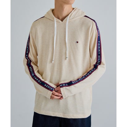 トミー ヒルフィガー TOMMY HILFIGER 袖ロゴ パーカー 09T4256 （オフホワイト）｜詳細画像