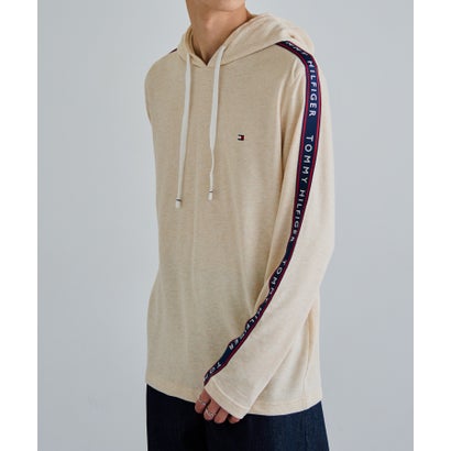 トミー ヒルフィガー TOMMY HILFIGER 袖ロゴ パーカー 09T4256 （オフホワイト）｜詳細画像