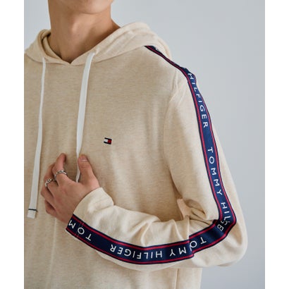 トミー ヒルフィガー TOMMY HILFIGER 袖ロゴ パーカー 09T4256 （オフホワイト）｜詳細画像