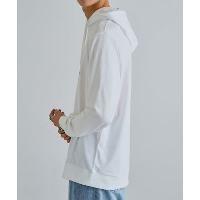 トミー ヒルフィガー TOMMY HILFIGER ロゴプリント パーカー 09T4502 （ホワイト）｜詳細画像