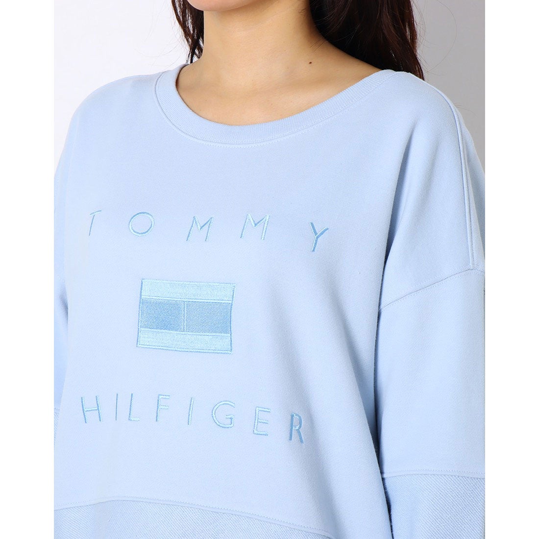 トミー ヒルフィガー TOMMY HILFIGER エンブロイダリーロゴトレーナー 