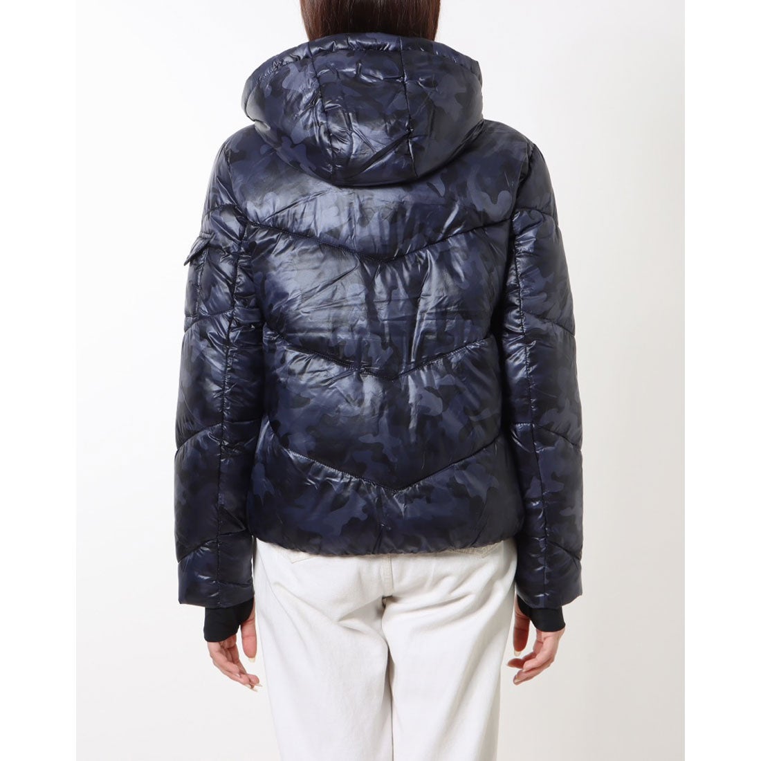 トミー ヒルフィガー TOMMY HILFIGER ☆迷彩柄エコダウンジャケット 