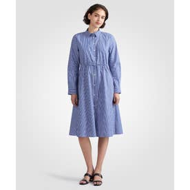 トミー ヒルフィガー TOMMY HILFIGER ストライプミディシャツ