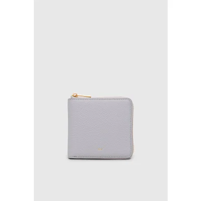 GRAIN LEATHER SQUARE WALLET （IceBlue）｜詳細画像