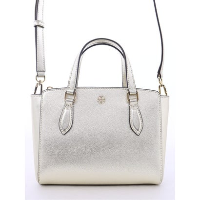 TORY BURCH トリーバーチ ☆ホワイトゴールドxゴールドミニロゴ2WAY