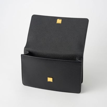 トリーバーチ TORY BURCH ショルダーバッグ サフィアーノレザー FLAP ADJUSTABLE SHOULDER BAG 182383 001 （ブラック）｜詳細画像