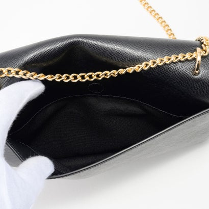トリーバーチ TORY BURCH ショルダーバッグ サフィアーノレザー FLAP ADJUSTABLE SHOULDER BAG 182383 001 （ブラック）｜詳細画像
