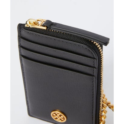 トリーバーチ TORY BURCH パスケース 143239 レディース ロビンソン ランヤード フラグメントケース カードホルダー （ブラック）｜詳細画像