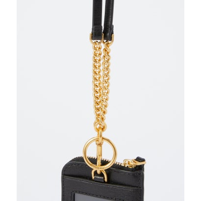トリーバーチ TORY BURCH パスケース 143239 レディース ロビンソン ランヤード フラグメントケース カードホルダー （ブラック）｜詳細画像