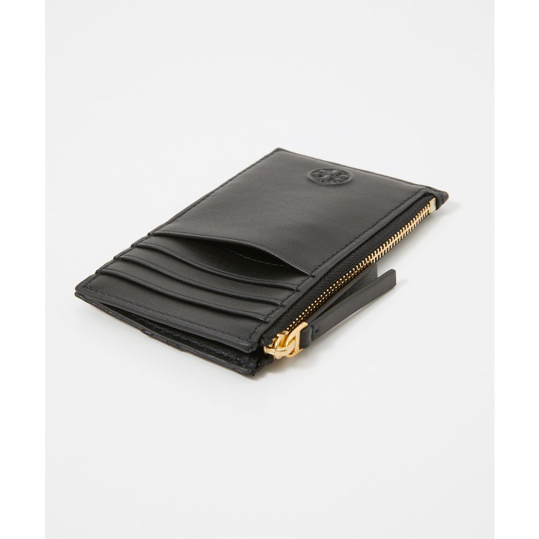 トリーバーチ TORY BURCH 152602 カードケース レディースフレミング ソフト ジップ フラグメントケース Fleming Soft  Zip Card Case （ブラック）