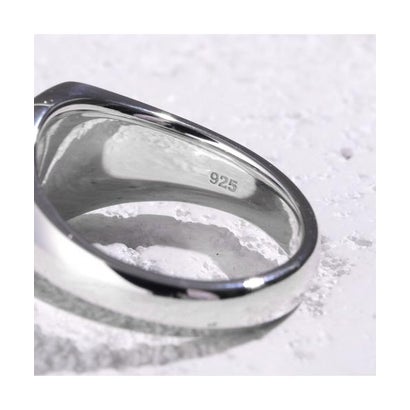 トムウッド TOM WOOD TOMWOOD リング Kay Ring Larvikite 101277 （シルバー）｜詳細画像