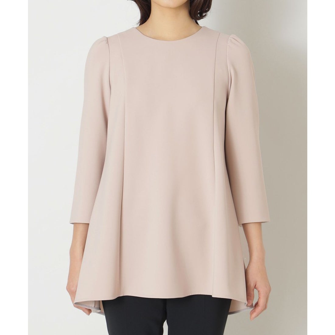 トゥー ビー シック TO BE CHIC ストレッチダブルクロス チュニック