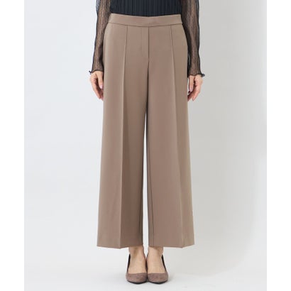 トゥー ビー シック TO BE CHIC 【L】マットダンボール ワイドパンツ （ベージュ）｜詳細画像