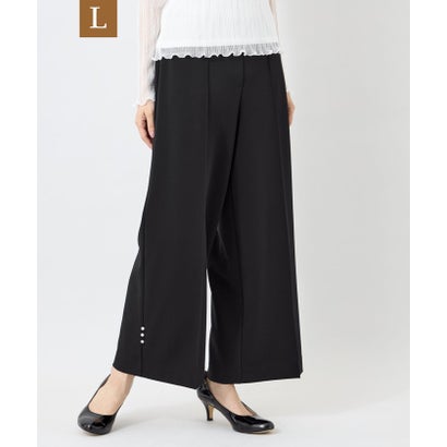 トゥー ビー シック TO BE CHIC 【L】マットダンボール ワイドパンツ （ブラック）｜詳細画像