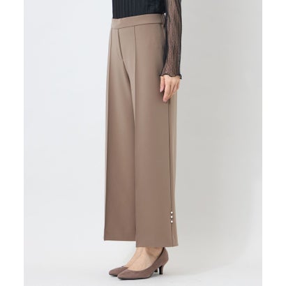 トゥー ビー シック TO BE CHIC 【L】マットダンボール ワイドパンツ （ブラック）｜詳細画像