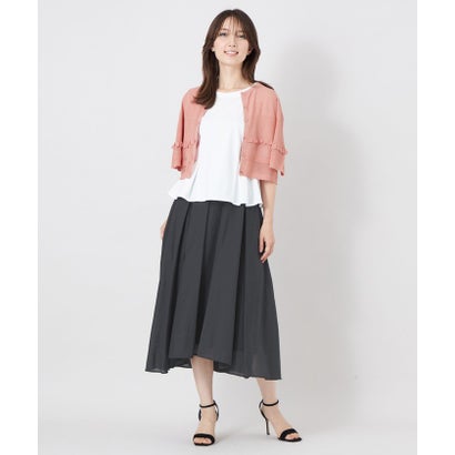 トゥー ビー シック TO BE CHIC エアリーローンタックスカート （ピンク）｜詳細画像