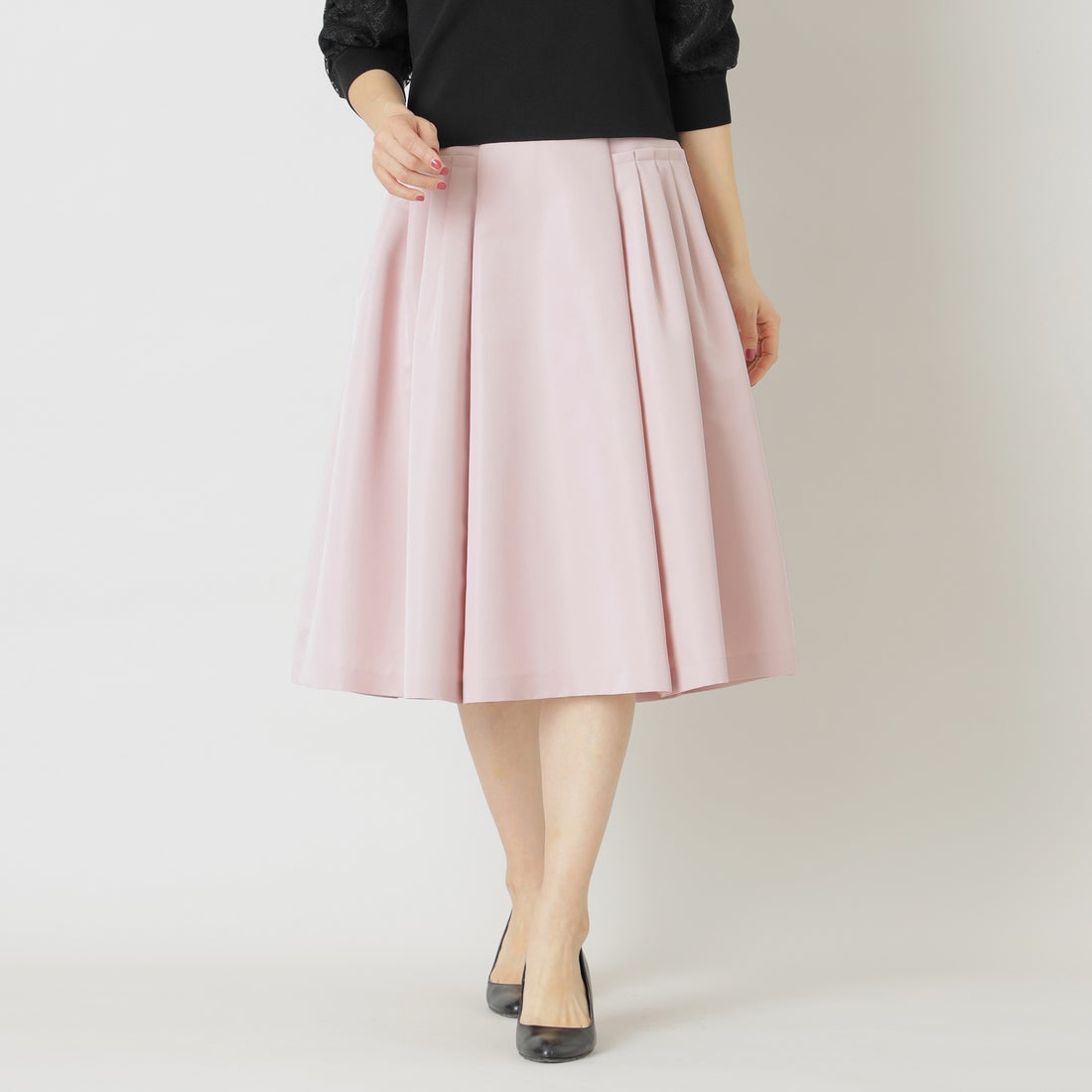 トゥー ビー シック TO BE CHIC ライトグログラン スカート （ピンク 
