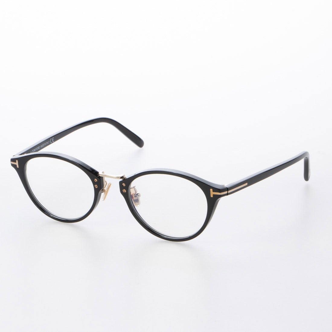 トムフォード TOM FORD メガネ 眼鏡 アイウェア ブルーライトカットレンズ付 レディース メンズ （ブラック/ゴールド）