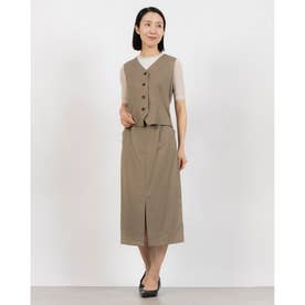 トーナル TONAL ベストセットワンピース （モカ） -ファッション通販 