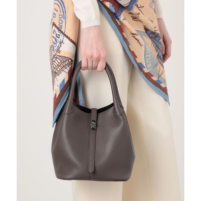 VIOLAd'ORO BOX TOTE バッグ （47 ダークトープ）｜詳細画像