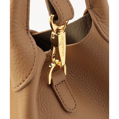 VIOLAd'ORO BOX TOTE バッグ （45 キャメル）｜詳細画像