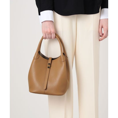 VIOLAd'ORO BOX TOTE バッグ （45 キャメル）｜詳細画像