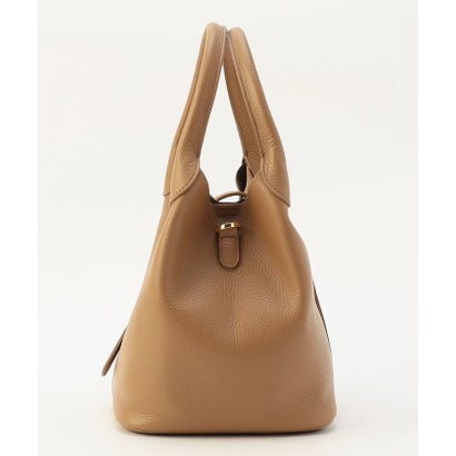 VIOLAd'ORO BOX TOTE バッグ （45 キャメル）｜詳細画像