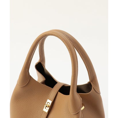 VIOLAd'ORO BOX TOTE バッグ （45 キャメル）｜詳細画像