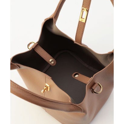 VIOLAd'ORO BOX TOTE バッグ （45 キャメル）｜詳細画像