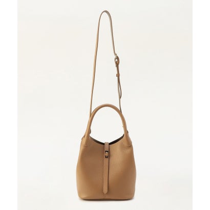 VIOLAd'ORO BOX TOTE バッグ （45 キャメル）｜詳細画像