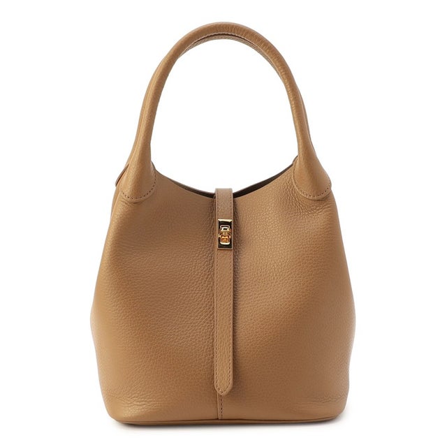 VIOLAd'ORO BOX TOTE バッグ （45 キャメル）