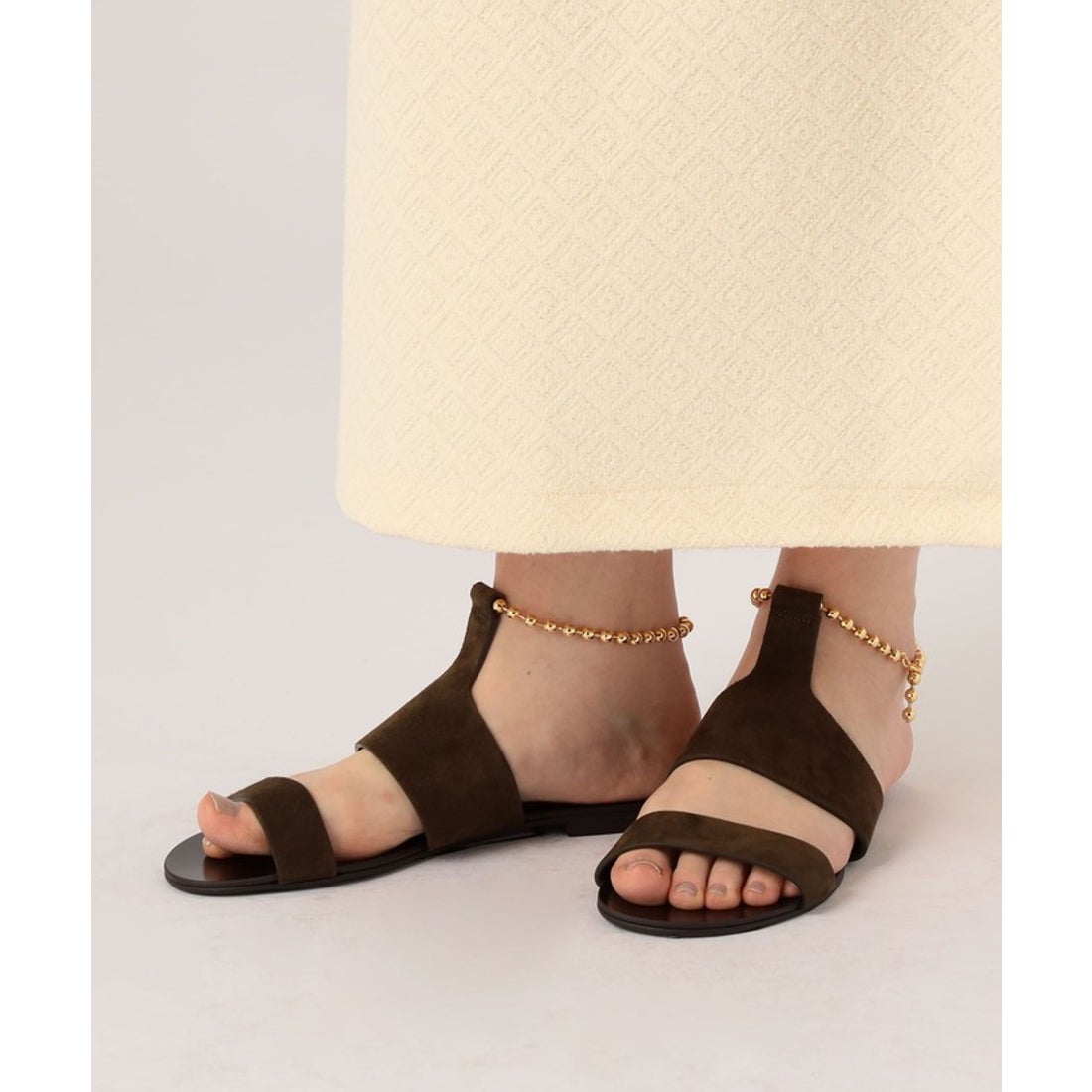 【専用】laocoonte ボールチェーンフラットサンダル トゥモローランドグッズ TOMORROWLAND GOODS LAOCOONTE ボールチェーン