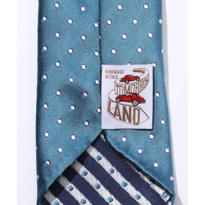 TOMORROWLAND シルク セッテピエゲ ドットタイ （グレー系）｜詳細画像