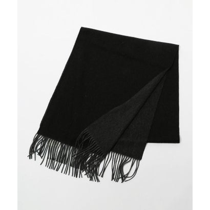 極美品 トゥモローランド カシミヤ100％ リバーシブル マフラー ブラック トゥモローランドグッズ TOMORROWLAND GOODS TOMORROWLAND カシミヤ