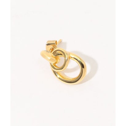 【別注】PHILIPPE AUDIBERT Double Circle ピアス （91 ゴールド）｜詳細画像