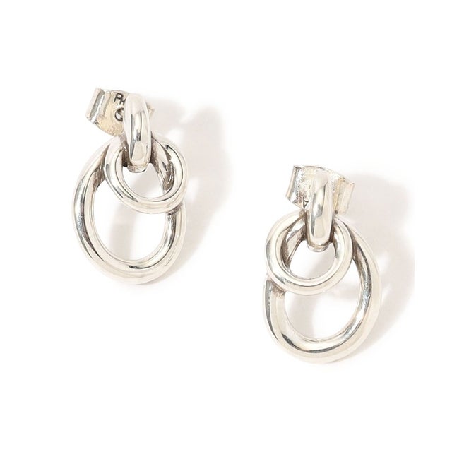 【別注】PHILIPPE AUDIBERT Double Circle ピアス （81 シルバー）