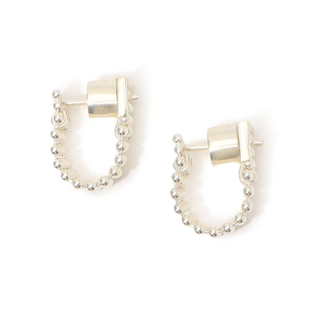 Maggoosh CHAIN HOOPS ピアス （81 シルバー）