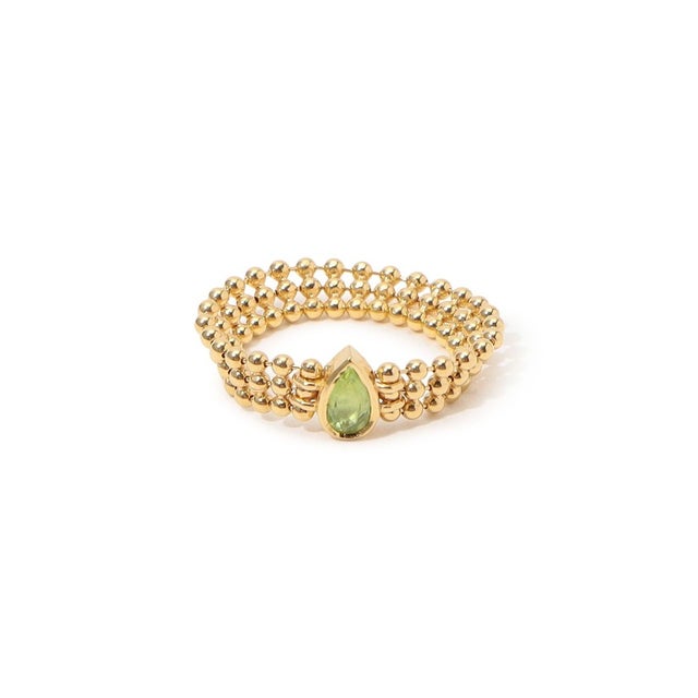 Maggoosh PEAR STONE RING （92 ライトグリーン系）