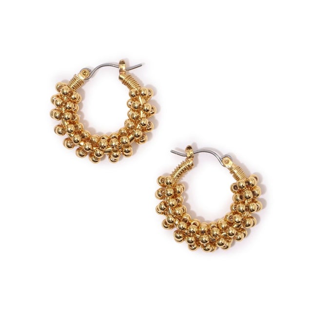 Kenneth Jay Lane Beads Hoop ピアス （91 ゴールド）