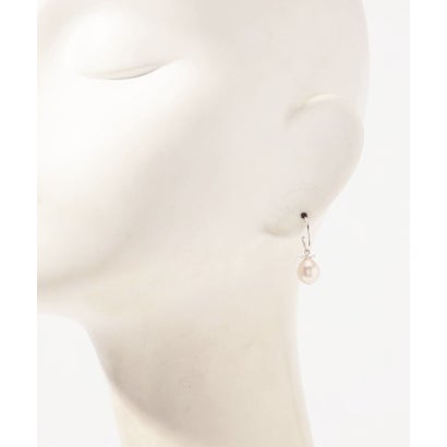 mounir Pearl Drop Oval フープピアス （82 シルバー系）｜詳細画像