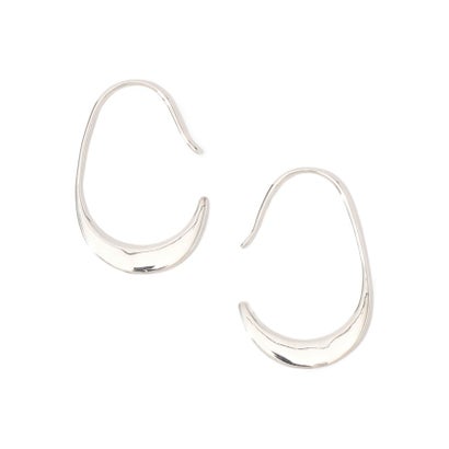 mounir Modern Crescent ピアス （81 シルバー）｜詳細画像